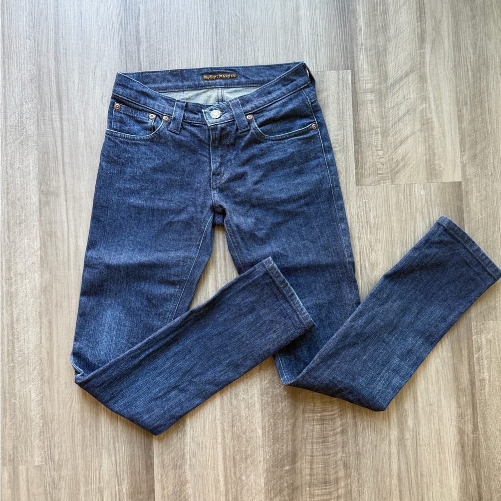 Nudie Jeans Co Lean Dean Slim-Fit Organic Jeans Size 26